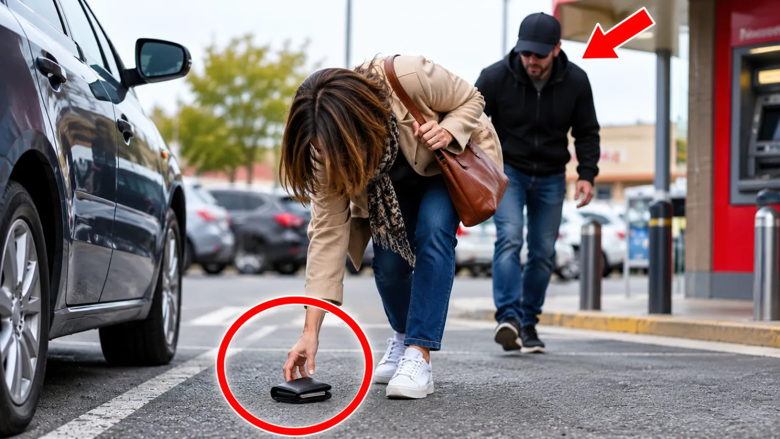Imagen ilustrativa de un posible hurto mediante distracción en un aparcamiento de Yuncos