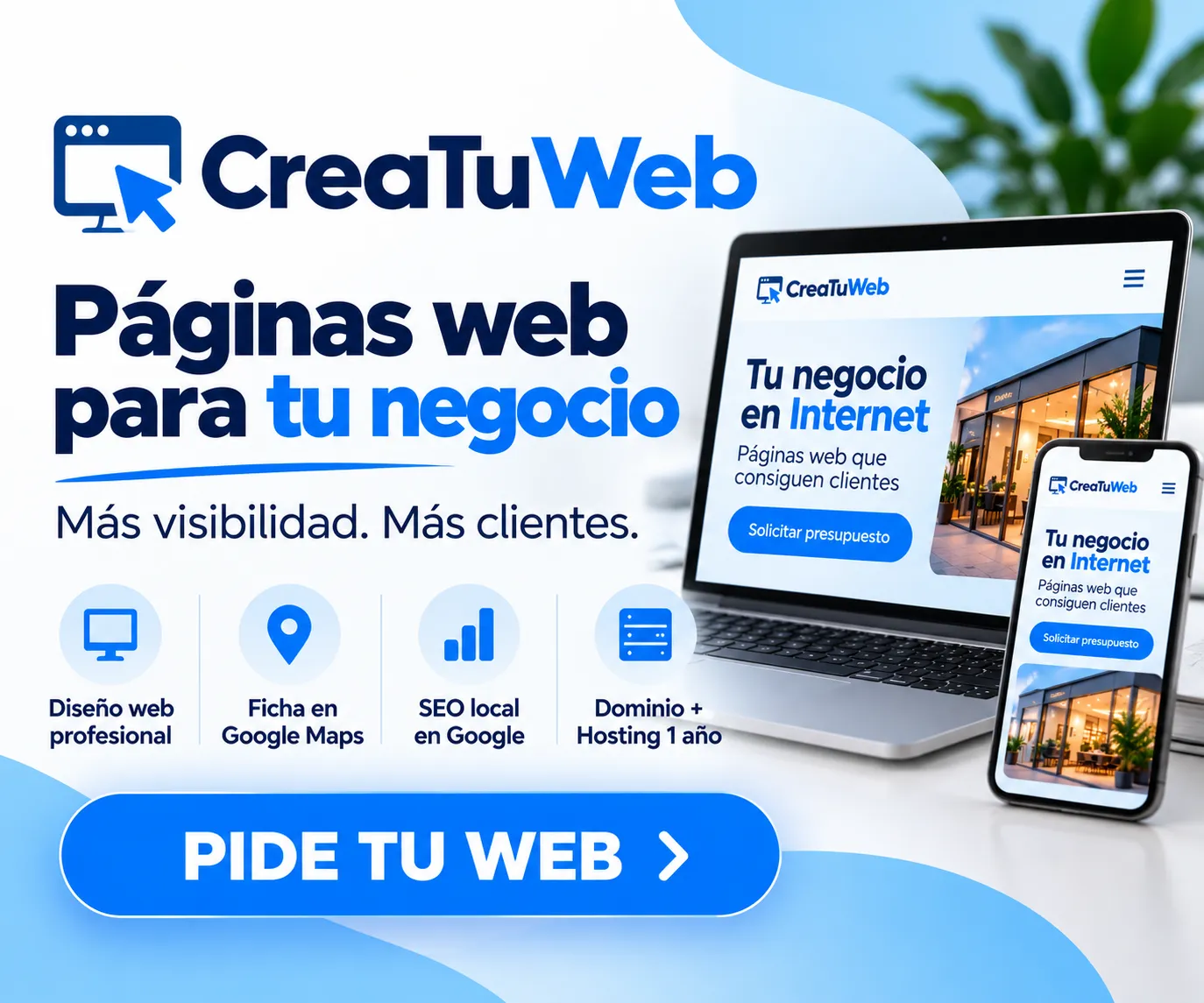 CreaTuWeb – Diseño de páginas web para negocios